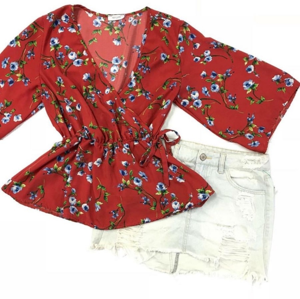 Wrap top - Picture 2 of 3